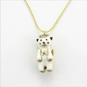 🌟HEAVEN SENT ANGEL BEAR W/HALO & WINGS NECKLACE!✨